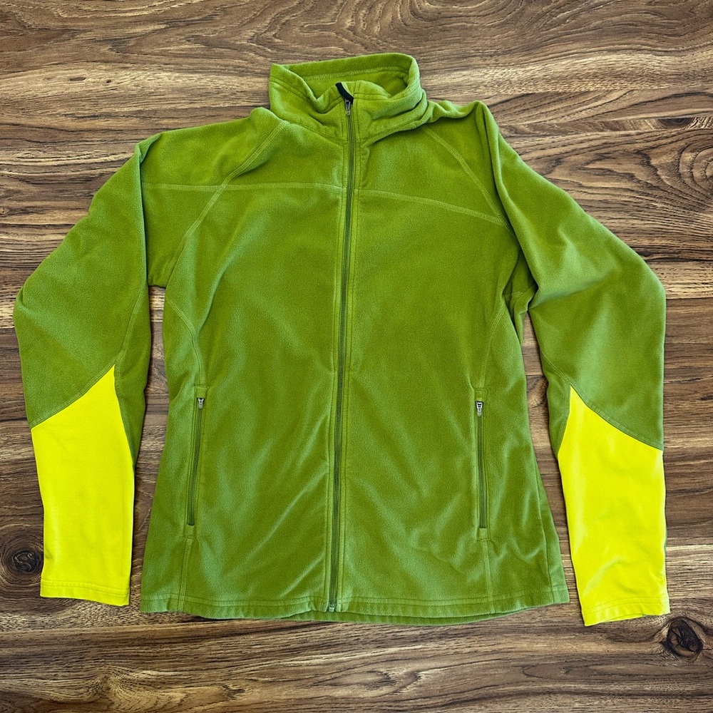 Eastern Mountain Sports Olive Fleece Jacket